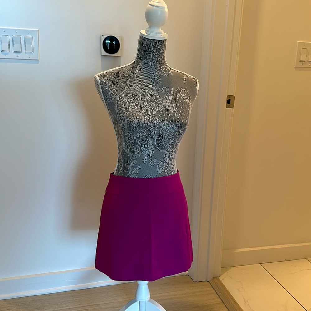 Fuchsia Mini Skirt